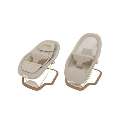 Maxi-Cosi - Дитяче вібруюче крісло-гойдалка DOVE PRO 3xAA бежевий