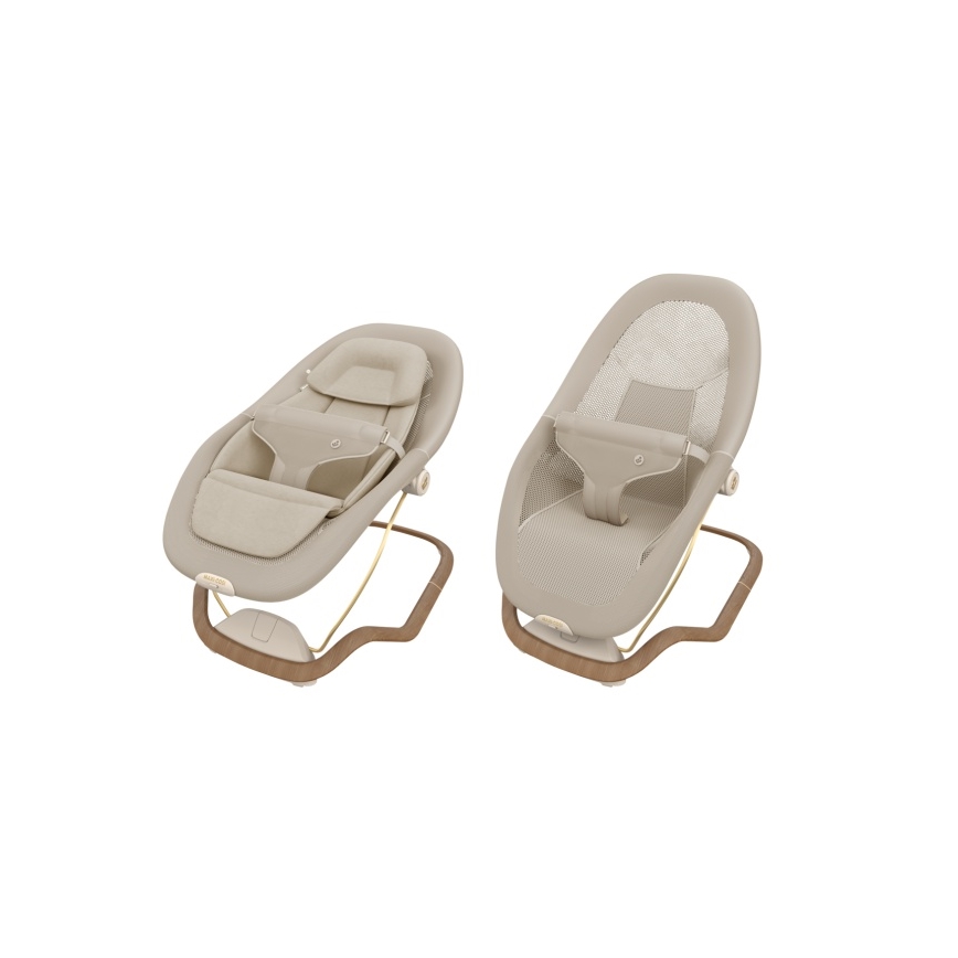 Maxi-Cosi - Дитяче вібруюче крісло-гойдалка DOVE PRO 3xAA бежевий