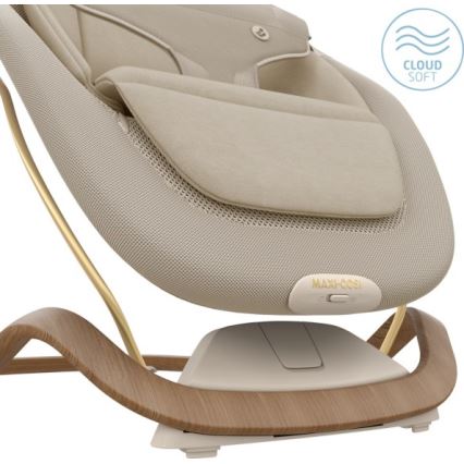 Maxi-Cosi - Дитяче вібруюче крісло-гойдалка DOVE PRO 3xAA бежевий