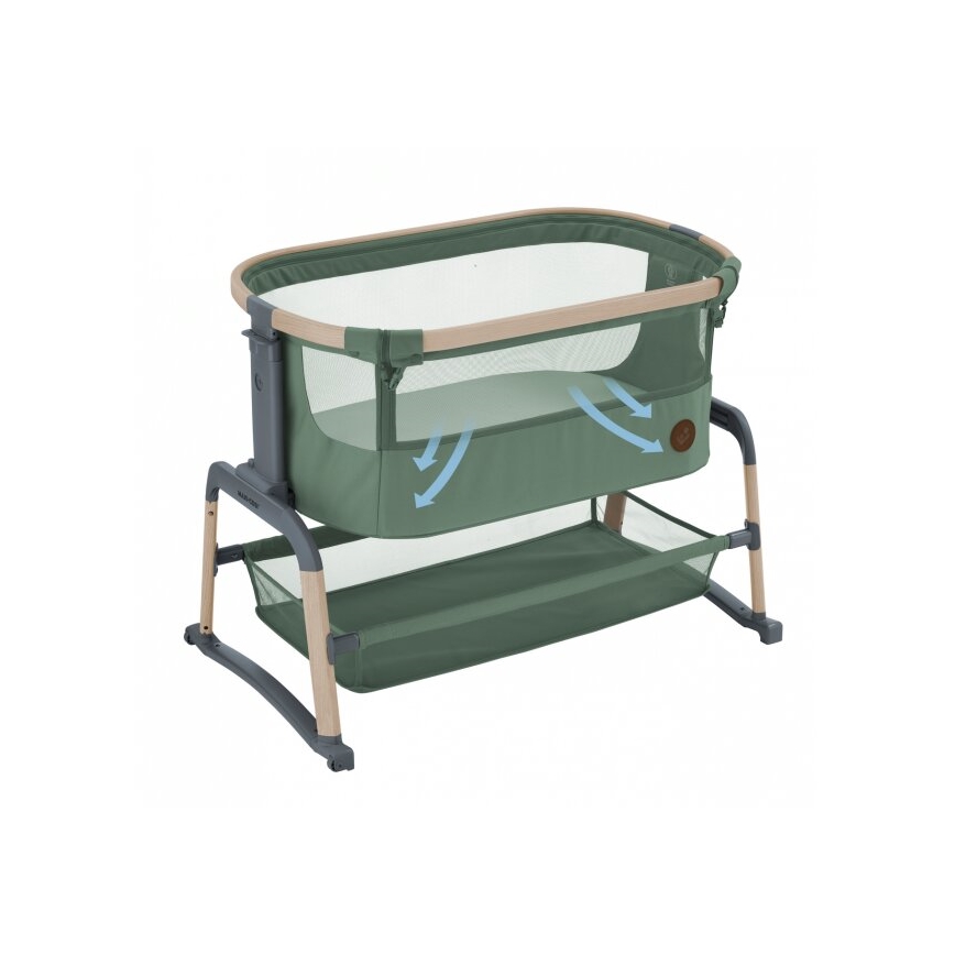 Maxi-Cosi - Дорожнє ліжечко IORA AIR зелений