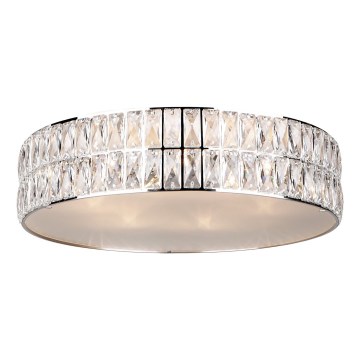 MAXLIGHT C0122 - Потолочный светильник DIAMANTE 6xG9/42W/230V диаметр 46 см блестящий хром