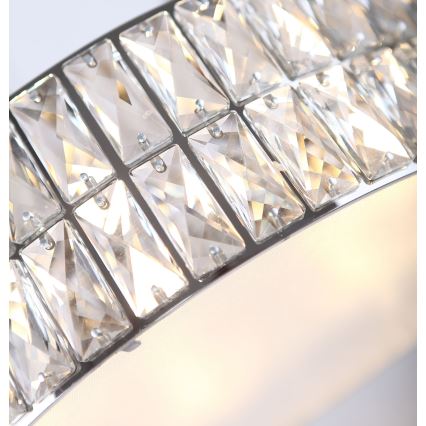 MAXLIGHT C0122 - Потолочный светильник DIAMANTE 6xG9/42W/230V диаметр 46 см блестящий хром