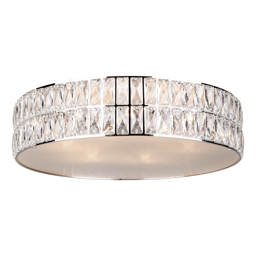 MAXLIGHT C0122 - Стельовий світильник DIAMANTE 6xG9/42W/230V діаметр 46 см глянцевий хром