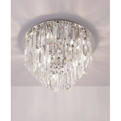 MAXLIGHT C0136 - Стельовий світильник MONACO 9xG9/40W/230V діаметр 42 см глянцевий хром