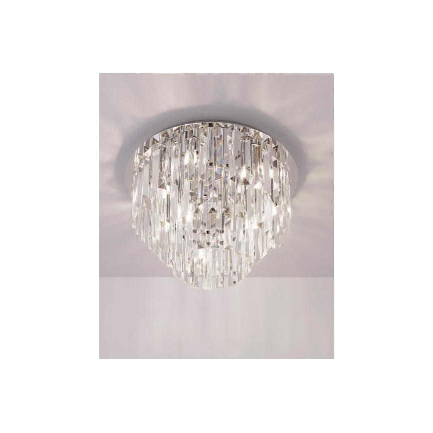 MAXLIGHT C0136 - Стельовий світильник MONACO 9xG9/40W/230V діаметр 42 см глянцевий хром