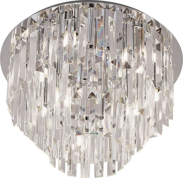 MAXLIGHT C0136 - Стельовий світильник MONACO 9xG9/40W/230V діаметр 42 см глянцевий хром