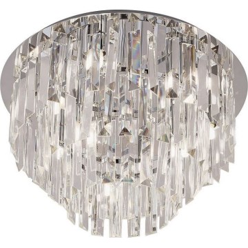 MAXLIGHT C0137 - Потолочный светильник MONACO 15xG9/40W/230V диаметр 60 см блестящий хром