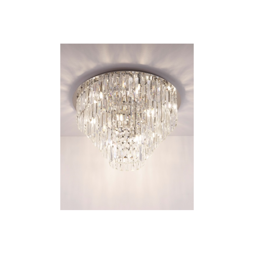 MAXLIGHT C0137 - Потолочный светильник MONACO 15xG9/40W/230V диаметр 60 см блестящий хром