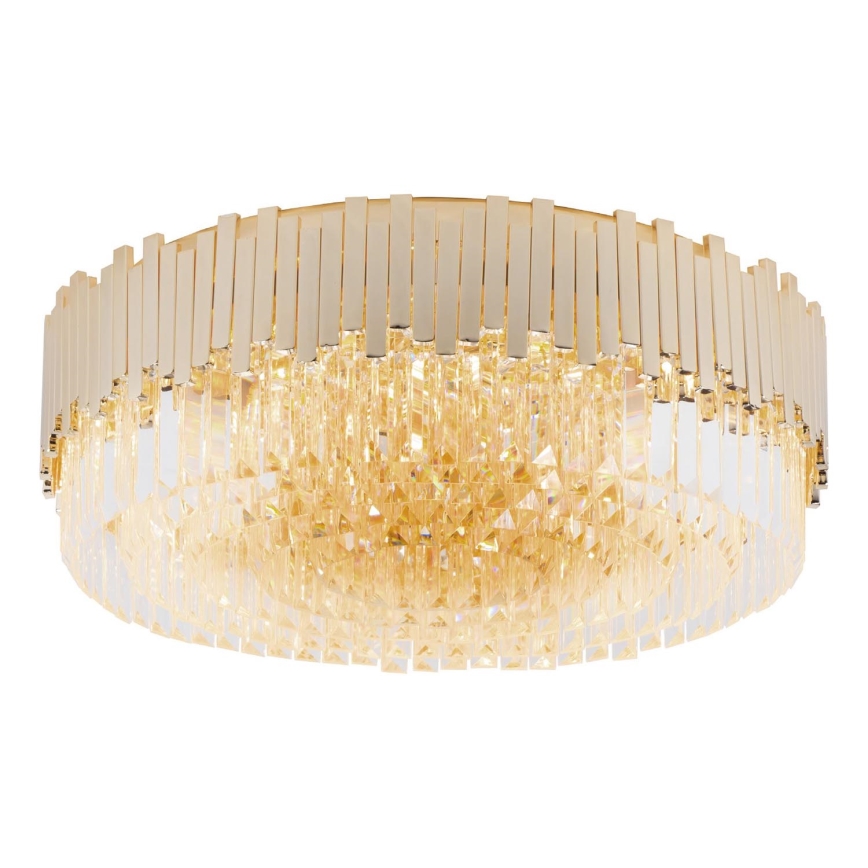 MAXLIGHT C0164 - Стельовий світильник TREND 15xE14/40W/230V діаметр 60 см золотий