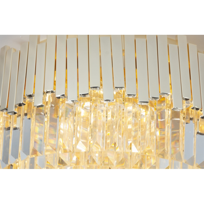MAXLIGHT C0165 - Стельовий світильник TREND 8xE14/40W/230V діаметр 45 см золотий