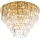MAXLIGHT C0206 - Стельовий світильник MONACO 15xG9/40W/230V діаметр 60 см золотий