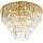 MAXLIGHT C0224 - Стельовий світильник MONACO 16xG9/40W/230V діаметр 80 см золотий