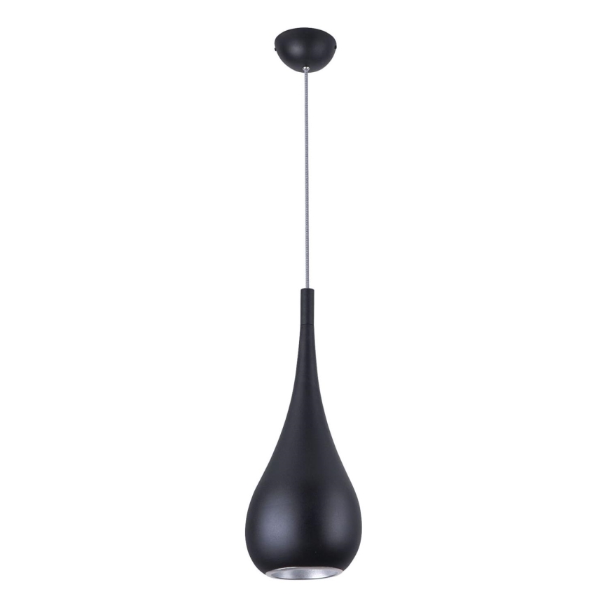 MAXLIGHT P0233 - Підвісна люстра DROP 1xE27/40W/230V діаметр 20 см чорний