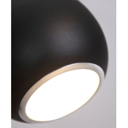 MAXLIGHT P0233 - Підвісна люстра DROP 1xE27/40W/230V діаметр 20 см чорний