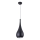 MAXLIGHT P0233 - Подвесная люстра DROP 1xE27/40W/230V диаметр 20 см черный