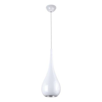MAXLIGHT P0235 - Підвісна люстра DROP 1xE27/40W/230V діаметр 20 см білий