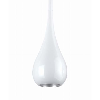 MAXLIGHT P0235 - Підвісна люстра DROP 1xE27/40W/230V діаметр 20 см білий