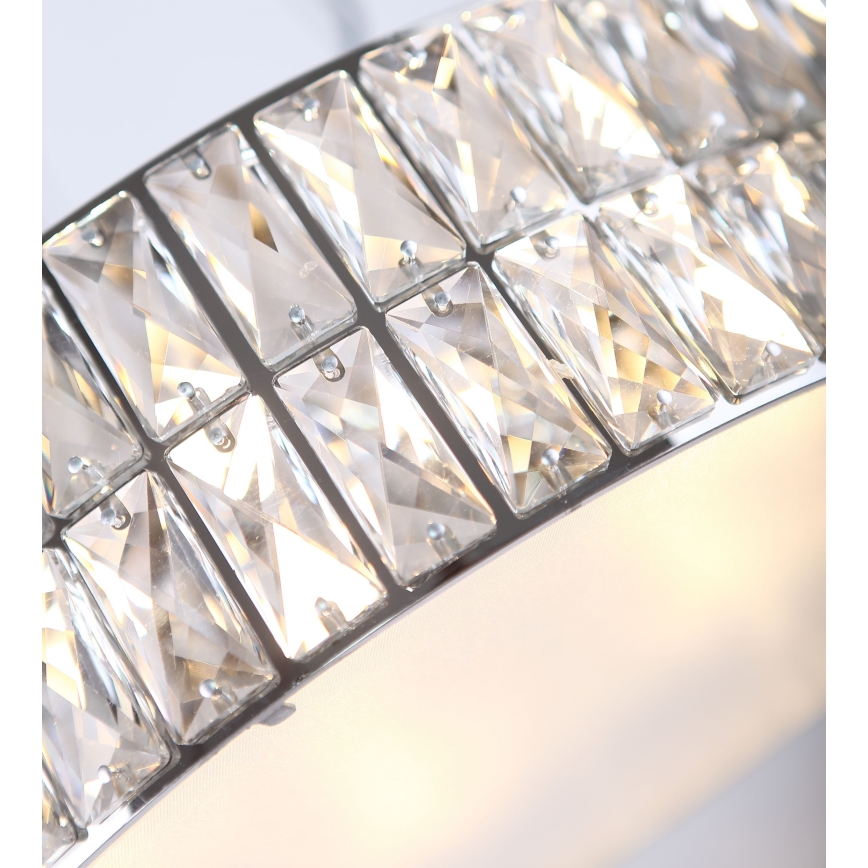 MAXLIGHT P0236 - Подвесная люстра DIAMANTE 5xG9/42W/230V диаметр 38 см блестящий хром