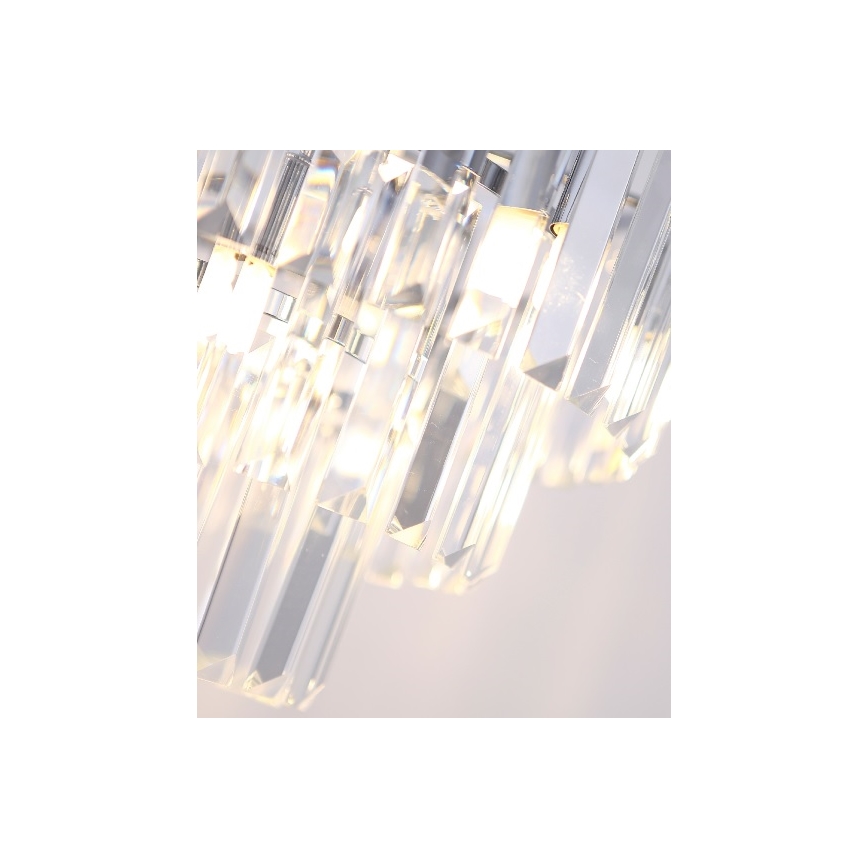 MAXLIGHT P0259 - Підвісна люстра MONACO 9xG9/40W/230V діаметр 42 см глянцевий хром