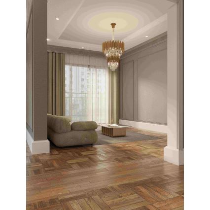 MAXLIGHT P0283 - Люстра на ланцюгу VOGUE 16xE14/40W/230V діаметр 60 см золотий
