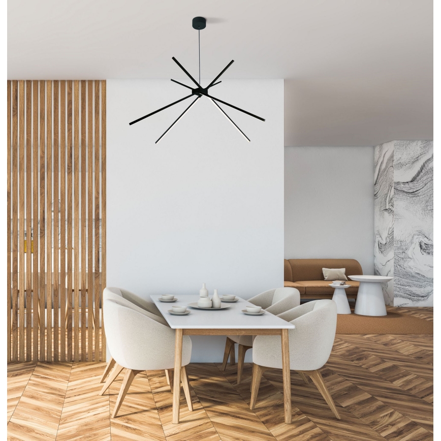 MAXLIGHT P0412 - Светодиодная подвесная люстра SPIDER LED/33W/230V черный