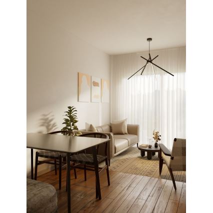 MAXLIGHT P0412 - Світлодіодна підвісна люстра SPIDER LED/33W/230V чорний