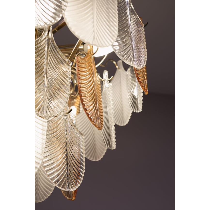 MAXLIGHT P0417 - Люстра на цепи ARWENA 7xE14/40W/230V диаметр 50 см золотистый