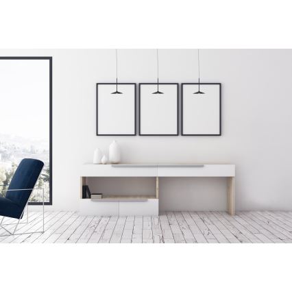 MAXLIGHT P0456 - Світлодіодна підвісна люстра HANA LED/6W/230V діаметр 17,5 см чорний