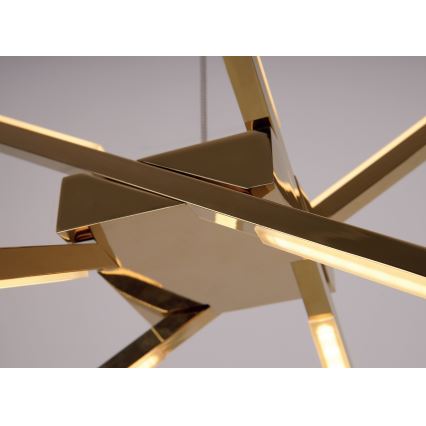 MAXLIGHT P0457 - Світлодіодна підвісна люстра SPIDER LED/33W/230V золотий