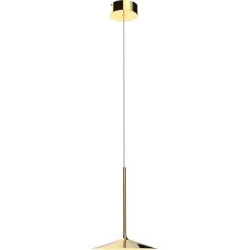 MAXLIGHT P0460 - Світлодіодна підвісна люстра HANA LED/6W/230V діаметр 17,5 см золотий