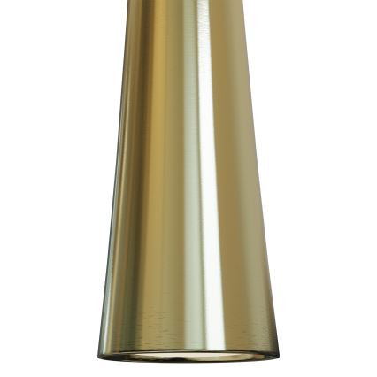 MAXLIGHT P0484 - Світлодіодна підвісна люстра COFFEE LED/7W/230V діаметр 3 см золотий