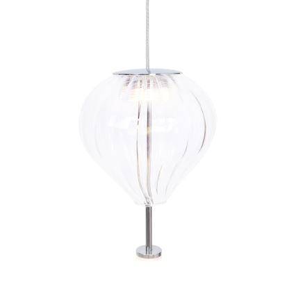 MAXLIGHT P0527 - Світлодіодна підвісна люстра PALLONCINI 2xLED/3W/230V діаметр 12 см прозорий