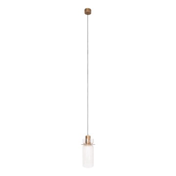MAXLIGHT P0531 - Світлодіодна підвісна люстра SIGNATURE LED/8W/230V діаметр 15 см латунь/прозорий