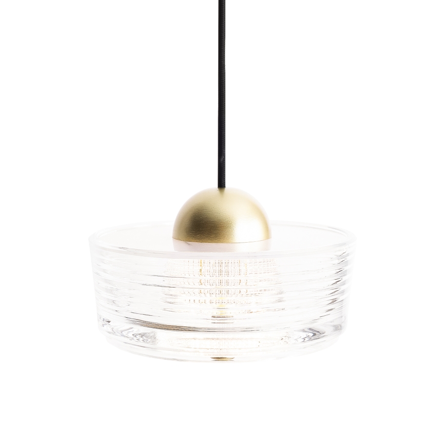 MAXLIGHT P0543 - Світлодіодна підвісна люстра LIPARI LED/22W/230V діаметр 35 см прозорий