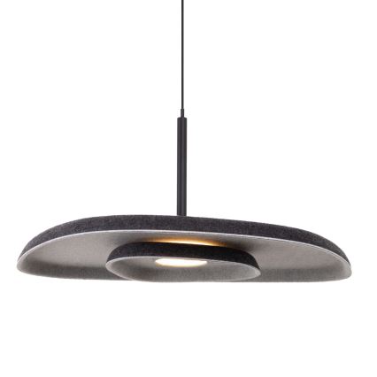 MAXLIGHT P0560 - Світлодіодна підвісна люстра DEUX LED/5W/230V чорний