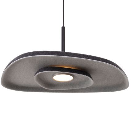 MAXLIGHT P0560 - Світлодіодна підвісна люстра DEUX LED/5W/230V чорний