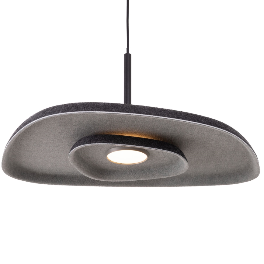 MAXLIGHT P0560 - Світлодіодна підвісна люстра DEUX LED/5W/230V чорний