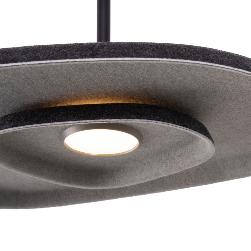 MAXLIGHT P0560 - Світлодіодна підвісна люстра DEUX LED/5W/230V чорний