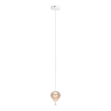 MAXLIGHT P0575 - Світлодіодна підвісна люстра PALLONCINI 2xLED/3W/230V діаметр 12 см бежевий