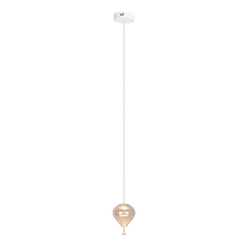 MAXLIGHT P0575 - Світлодіодна підвісна люстра PALLONCINI 2xLED/3W/230V діаметр 12 см бежевий