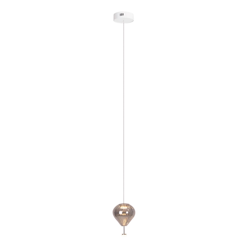 MAXLIGHT P0576 - Світлодіодна підвісна люстра PALLONCINI 2xLED/3W/230V діаметр 12 см димчастий