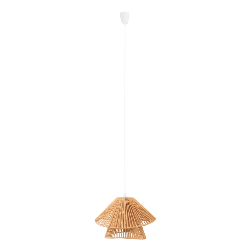 MAXLIGHT P0578 - Підвісна люстра AMALFI 1xE27/15W/230V діаметр 45 см бежевий