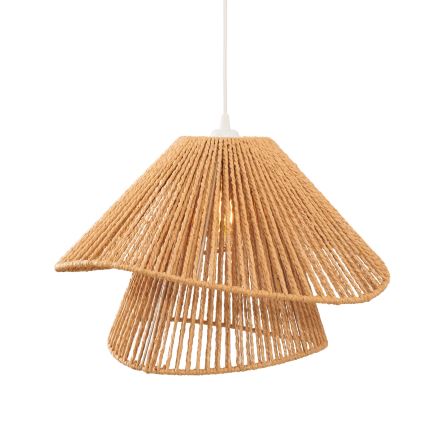 MAXLIGHT P0578 - Підвісна люстра AMALFI 1xE27/15W/230V діаметр 45 см бежевий