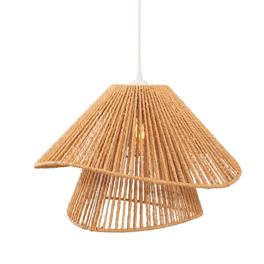 MAXLIGHT P0578 - Підвісна люстра AMALFI 1xE27/15W/230V діаметр 45 см бежевий