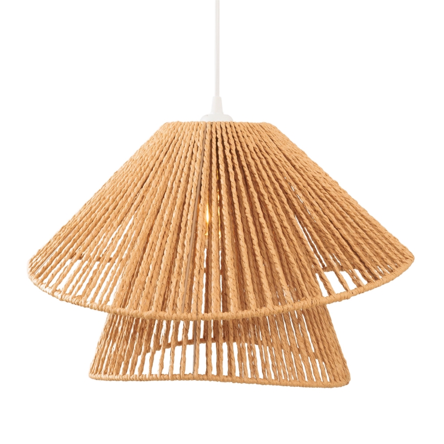 MAXLIGHT P0578 - Підвісна люстра AMALFI 1xE27/15W/230V діаметр 45 см бежевий
