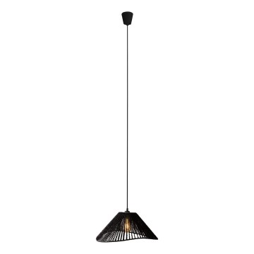 MAXLIGHT P0579 - Підвісна люстра AMALFI 1xE27/15W/230V діаметр 45 см чорний