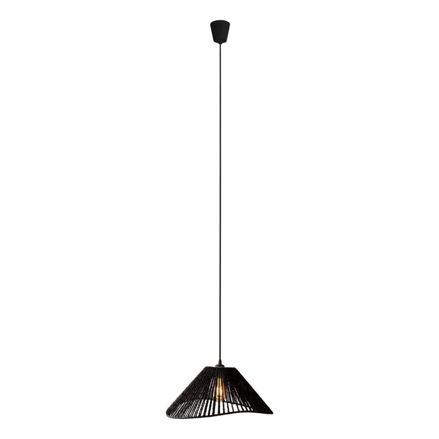 MAXLIGHT P0579 - Підвісна люстра AMALFI 1xE27/15W/230V діаметр 45 см чорний
