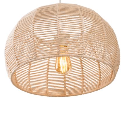 MAXLIGHT P0583 - Підвісна люстра PRASLIN 1xE27/15W/230V діаметр 39 см бежевий