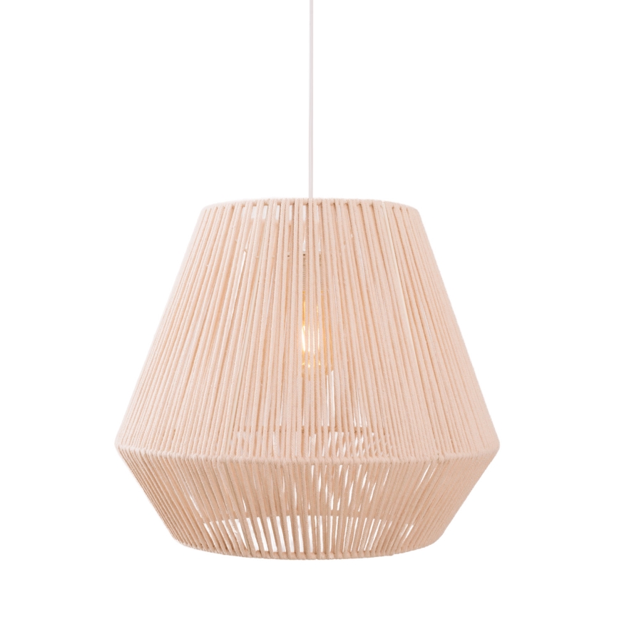 MAXLIGHT P0584 - Підвісна люстра PRASLIN 1xE27/15W/230V діаметр 44 cm бежевий