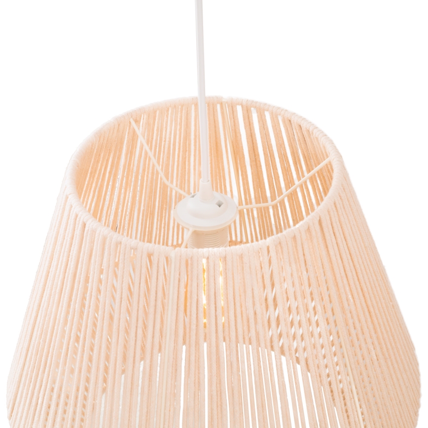 MAXLIGHT P0584 - Підвісна люстра PRASLIN 1xE27/15W/230V діаметр 44 cm бежевий